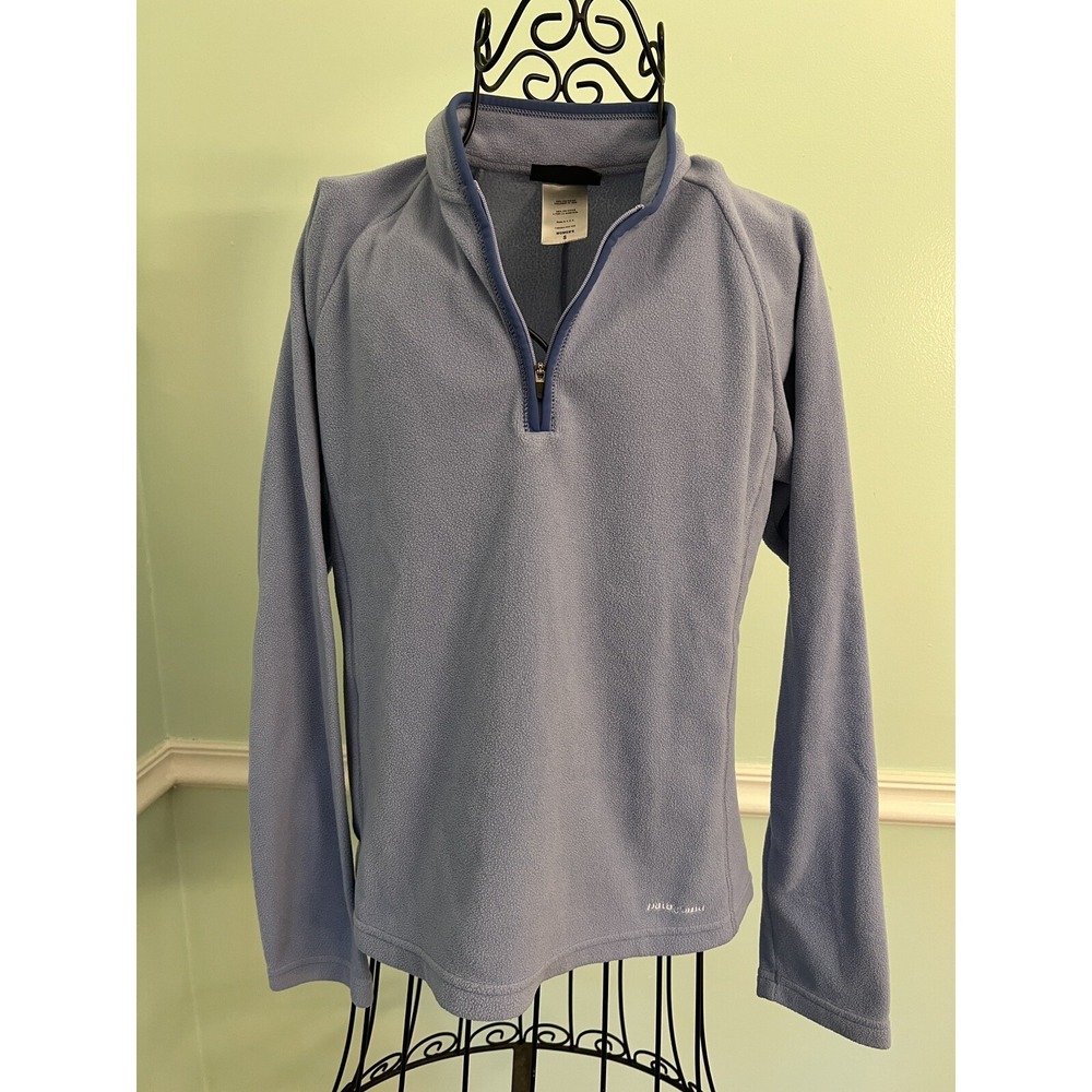Patagonia S  Micro D -Luxe Women's S Blue Pullover 1/4 Zip Knit Shirt